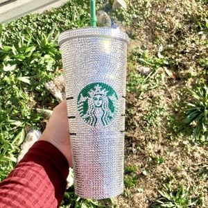 Bling Custom Swarovski STARBUCKS Bling Cold Cup